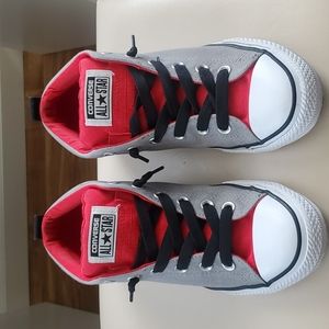 Black, Gray, & Red Converse